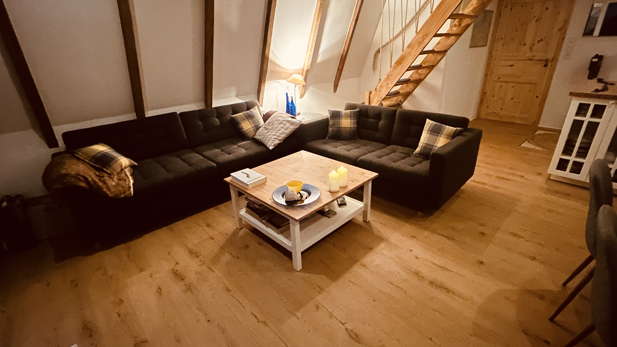 Wohnzimmer Ferienhaus Nordsee Nest